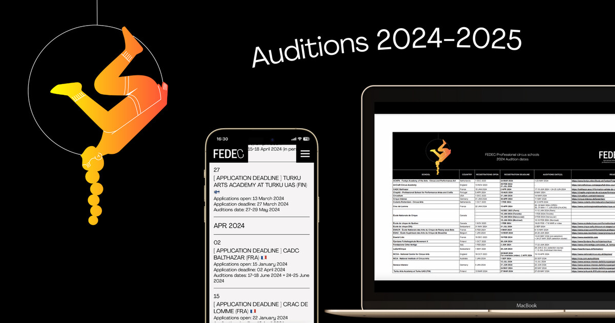 Auditions Academic year 20242025 FEDEC